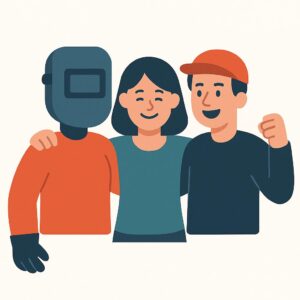  Une équipe soudée, humaine, qui sait rire autant que livrer.